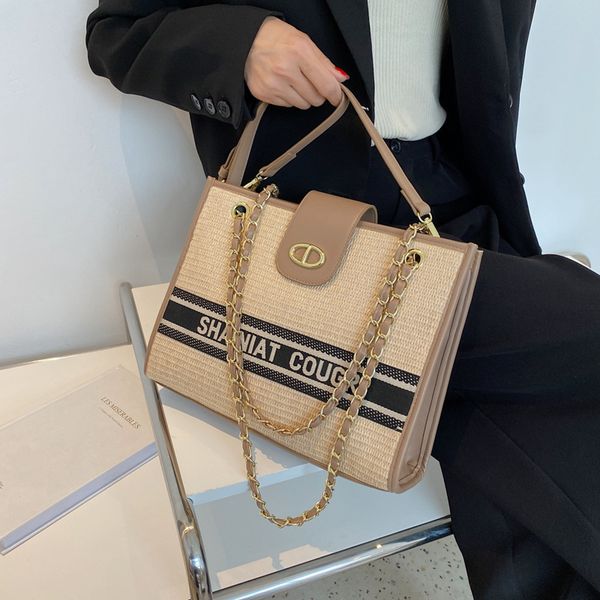 80% off outlet store july bag women's new trend straw woven chain one shoulder tote bag factory online sale, Black;red
80% off outlet store july bag women's new trend straw woven chain one shoulder tote bag factory online sale, Black;red