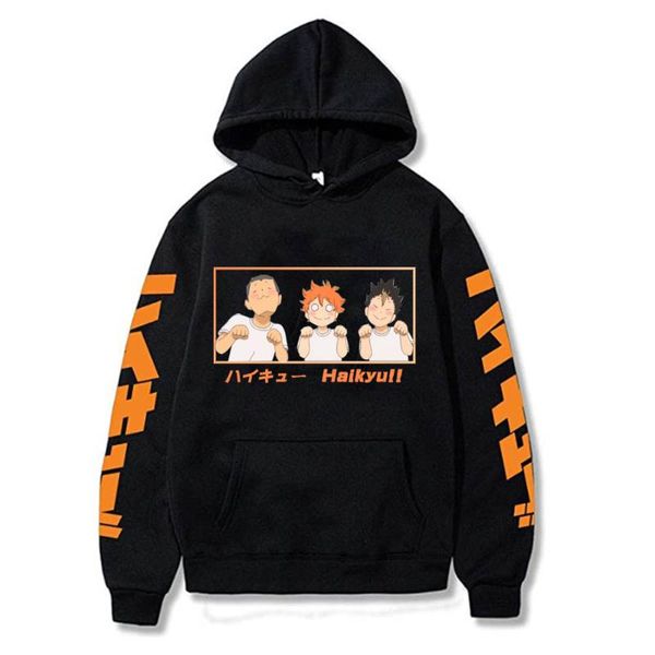 men's hoodies & sweatshirts funny japan anime haikyuu ryunosuke tanaka kawaii manga hinata shoyo print pullovers fashion casual, Black
men's hoodies & sweatshirts funny japan anime haikyuu ryunosuke tanaka kawaii manga hinata shoyo print pullovers fashion casual, Black