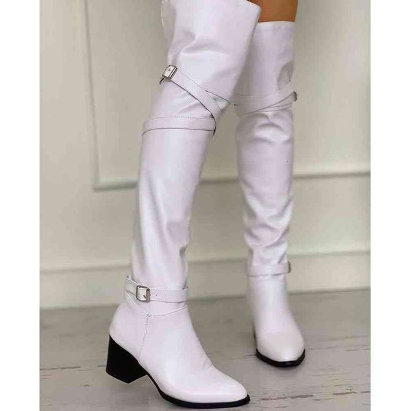 boots shoes women solid buckle non-slip knee high fashion chunky design spring autumn boots, Black
boots shoes women solid buckle non-slip knee high fashion chunky design spring autumn boots, Black
