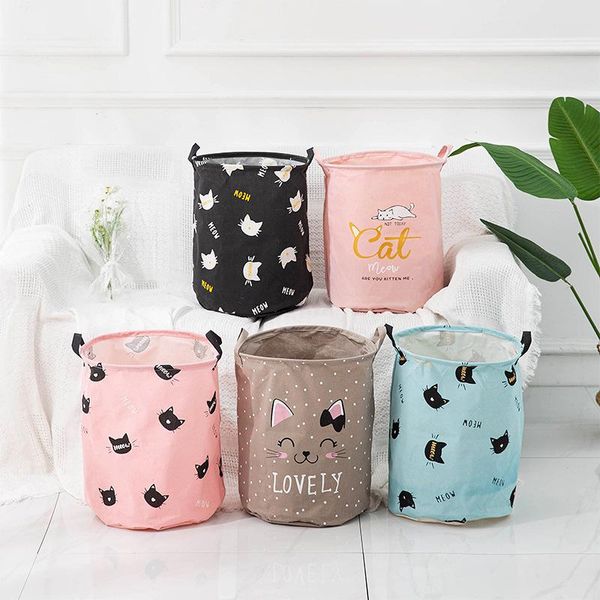 brand cat series laundry basket storage bucket home folding bedroom bags 
brand cat series laundry basket storage bucket home folding bedroom bags