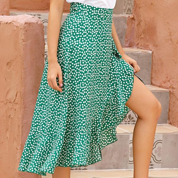 skirts summer fashion beach style women casual print high waist mid-length irregular chiffon ruffle skirt flower femme jupes, Black
skirts summer fashion beach style women casual print high waist mid-length irregular chiffon ruffle skirt flower femme jupes, Black