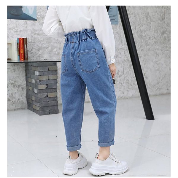 jeans girls ruffles kids for high waist children casual style pattern children's clothing spring autumn, Blue
jeans girls ruffles kids for high waist children casual style pattern children's clothing spring autumn, Blue