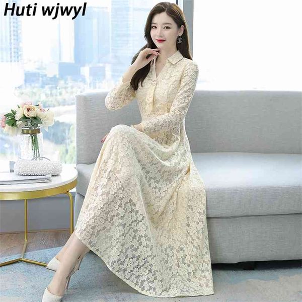 vintage solid lace mesh maxi dresses elegant party femal evening vestidos spring autumn plus size women bodycon dress 210528, Black;gray
vintage solid lace mesh maxi dresses elegant party femal evening vestidos spring autumn plus size women bodycon dress 210528, Black;gray
