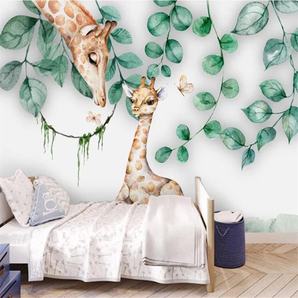 wallpapers milofi custom 3d wallpaper mural nordic leaf animal giraffe children's room living bedroom background wall decoration paint
wallpapers milofi custom 3d wallpaper mural nordic leaf animal giraffe children's room living bedroom background wall decoration paint