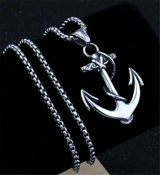 vintage punk men stainless steel cross anchor necklace navy pendant chain male jewelry necklaces, Silver
vintage punk men stainless steel cross anchor necklace navy pendant chain male jewelry necklaces, Silver