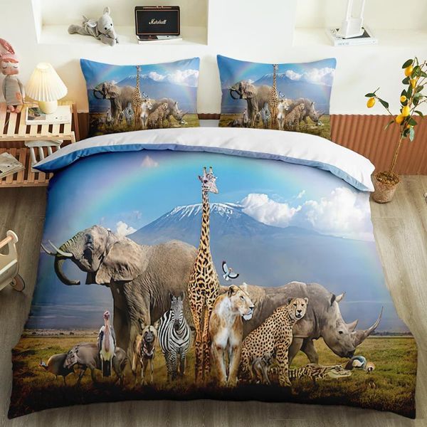 bedding sets 3d print jungle elephant wild animal beding set custom fashion pillowcase duvet cover king single bedroom decor adult
bedding sets 3d print jungle elephant wild animal beding set custom fashion pillowcase duvet cover king single bedroom decor adult