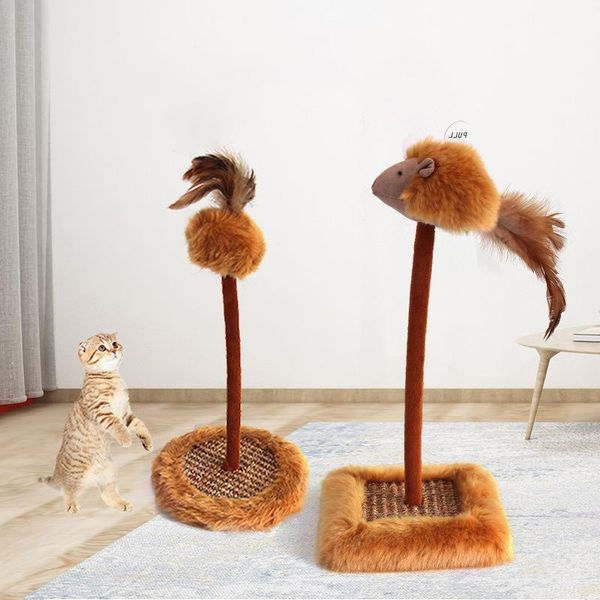 pet cat toy interactive feather spring funny sound mouse sisal scratch board toys
pet cat toy interactive feather spring funny sound mouse sisal scratch board toys
