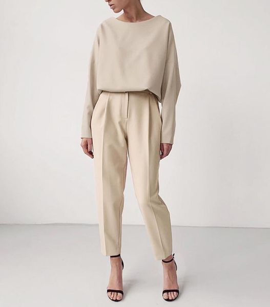 women's pants & capris pure color cropped trousers 2021 spring and summer high waist casual european american straight suit, Black;white
women's pants & capris pure color cropped trousers 2021 spring and summer high waist casual european american straight suit, Black;white