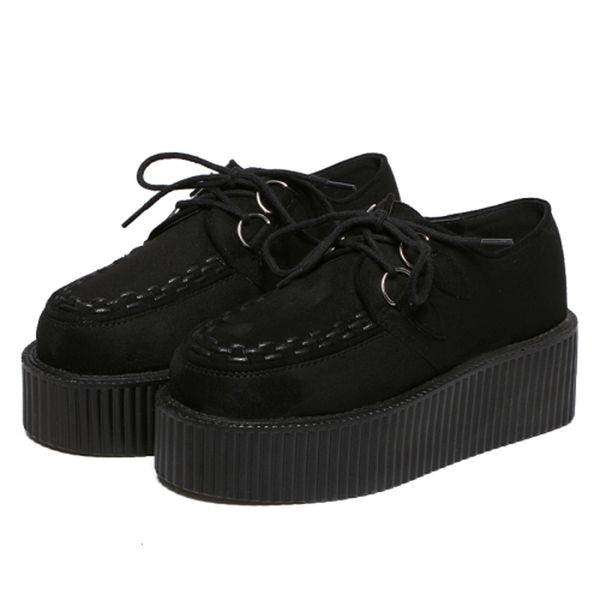 dress shoes black harajuku classic lace up high platform creepers fashion punk women's casual heels afwq
dress shoes black harajuku classic lace up high platform creepers fashion punk women's casual heels afwq