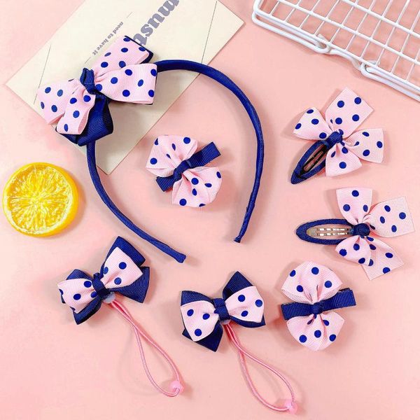 hair accessories 7pcs/set pink bowknot children clip hoop gum combination girl hairpins fashion
hair accessories 7pcs/set pink bowknot children clip hoop gum combination girl hairpins fashion