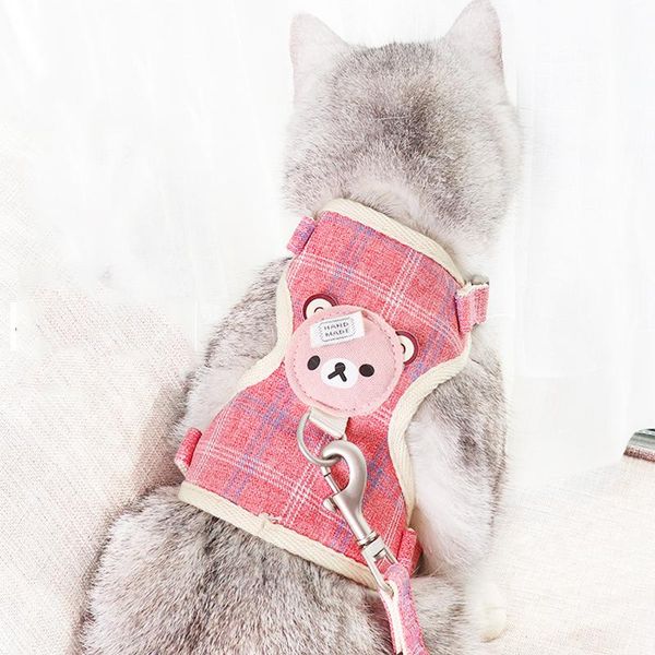 dog collars & leashes cute plaid harness for puppies small dogs and cats outdoor walking play pitbull poodle animal pet collar with lead set
dog collars & leashes cute plaid harness for puppies small dogs and cats outdoor walking play pitbull poodle animal pet collar with lead set