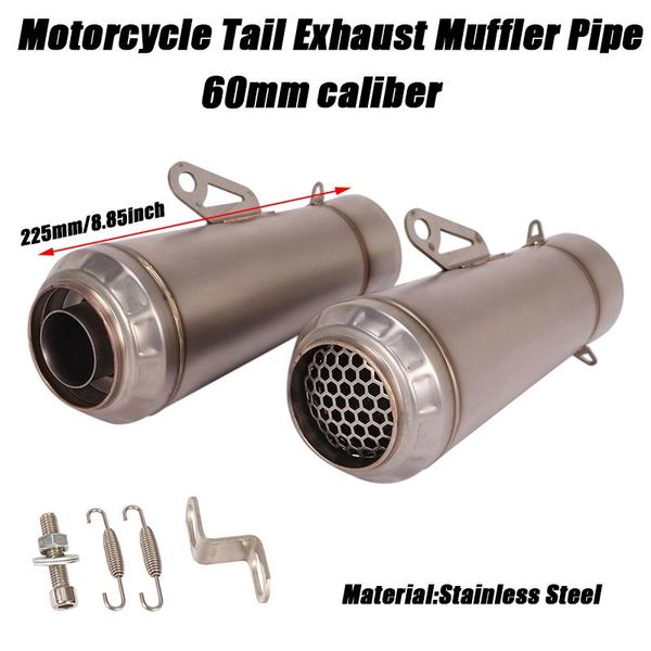 motorcycle exhaust system vent tubes removable db killer stainless silp on 60mm tail pipe muffler baffler
motorcycle exhaust system vent tubes removable db killer stainless silp on 60mm tail pipe muffler baffler