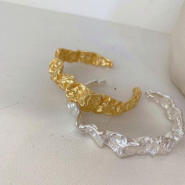 bangle 925 sterling silver irregular lava texture bangles ladies tin foil thick simple designers jewelry, Black
bangle 925 sterling silver irregular lava texture bangles ladies tin foil thick simple designers jewelry, Black