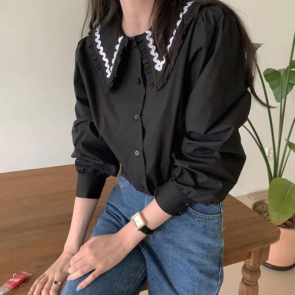 women's blouses & shirts alien kitty 2021 summer women female full sleeve fashion all-match clothes office solid lady blouse slim t-shi, White
women's blouses & shirts alien kitty 2021 summer women female full sleeve fashion all-match clothes office solid lady blouse slim t-shi, White