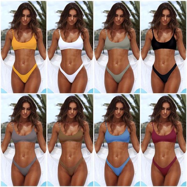 summer yellow black white women tracksuits grey wine red blue padded cups adjustable straps two piece sets wholesale, Gray
summer yellow black white women tracksuits grey wine red blue padded cups adjustable straps two piece sets wholesale, Gray