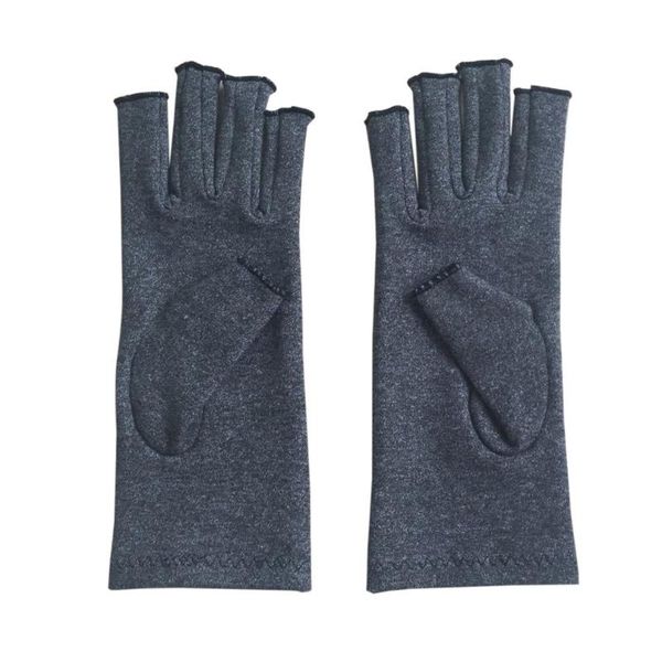 wrist support 1 pair men women therapy compression gloves hand arthritis joint pain relief health care half-finger, Black;red
wrist support 1 pair men women therapy compression gloves hand arthritis joint pain relief health care half-finger, Black;red