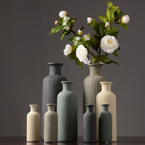 vases europe ceramic vase stripe crafts furnishings nordic home decoration dried flower accessories modern
vases europe ceramic vase stripe crafts furnishings nordic home decoration dried flower accessories modern