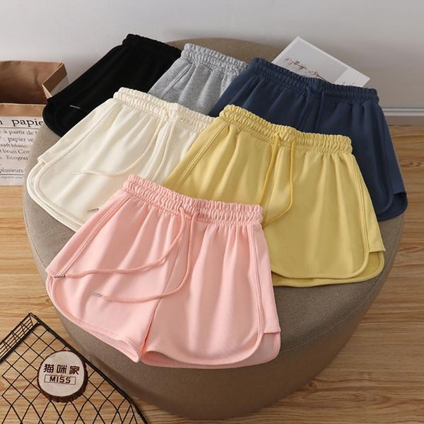 women's shorts vintage casual sport lace up summer elastic high waisted cotton women fashion straight wide legs baggy short clothes, White;black
women's shorts vintage casual sport lace up summer elastic high waisted cotton women fashion straight wide legs baggy short clothes, White;black