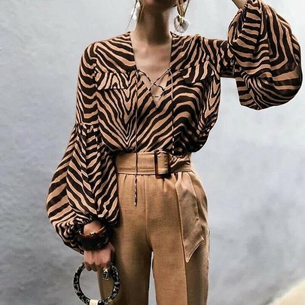 womens office lady polka dot striped leopard v neck long sleeve loose blouse shirt plus size women's blouses & shirts, White
womens office lady polka dot striped leopard v neck long sleeve loose blouse shirt plus size women's blouses & shirts, White