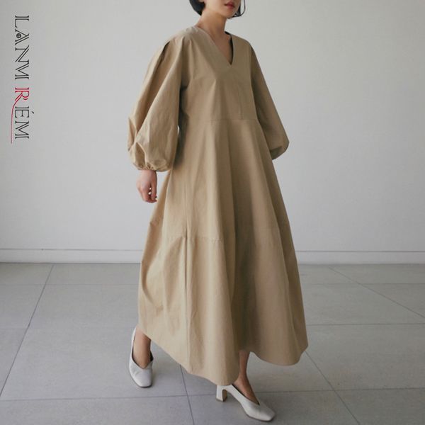 v-necklantern sleeves summer fashion women dress loose large size shirt over knee long es yj922 210507, Black;gray
v-necklantern sleeves summer fashion women dress loose large size shirt over knee long es yj922 210507, Black;gray