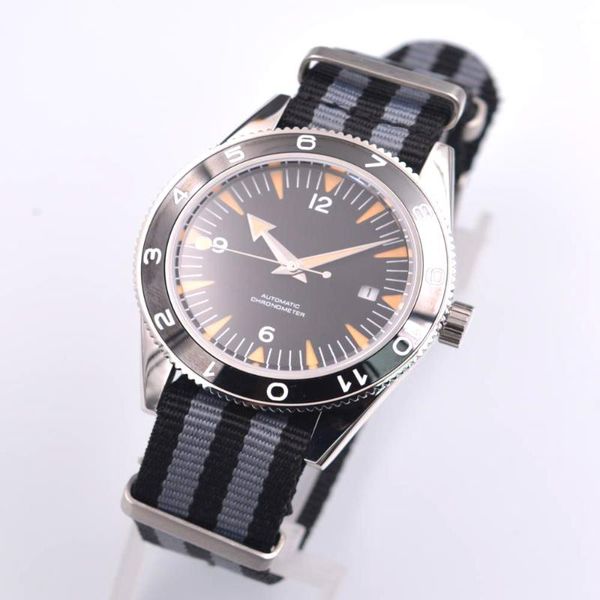 corgeut 41mm watch dial sterile black sapphire crystal ceramic bezel nylon brand automatic mechanical wristwatch mens wristwatches, Slivery;brown
corgeut 41mm watch dial sterile black sapphire crystal ceramic bezel nylon brand automatic mechanical wristwatch mens wristwatches, Slivery;brown