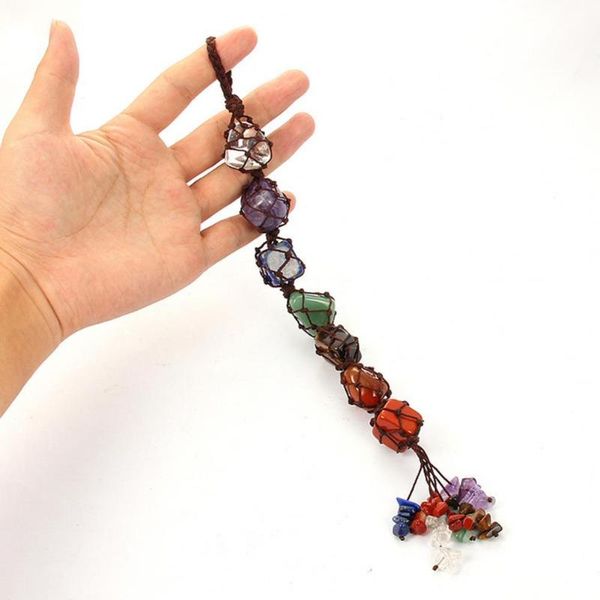 interior decorations practical car hanging pendant seven-color chakra natural stone ornament window decoration
interior decorations practical car hanging pendant seven-color chakra natural stone ornament window decoration