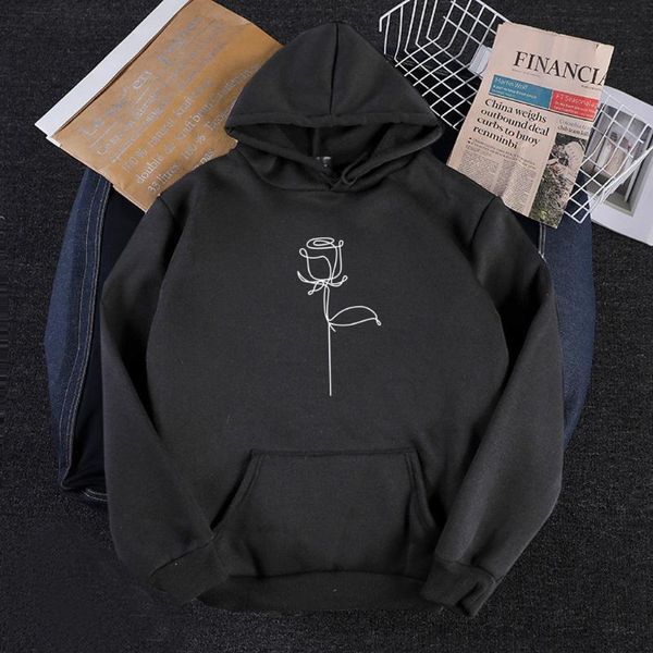 women's hoodies & sweatshirts rose print sweatshirt hooded womens autumn long sleeve o-neck casual teenager femme moletom feminino, Black
women's hoodies & sweatshirts rose print sweatshirt hooded womens autumn long sleeve o-neck casual teenager femme moletom feminino, Black