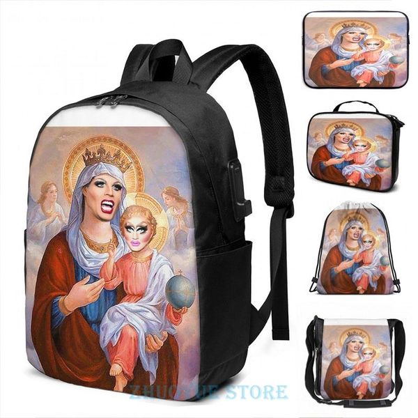 backpack funny graphic print trixya usb charge men school bags women bag travel laptop
backpack funny graphic print trixya usb charge men school bags women bag travel laptop