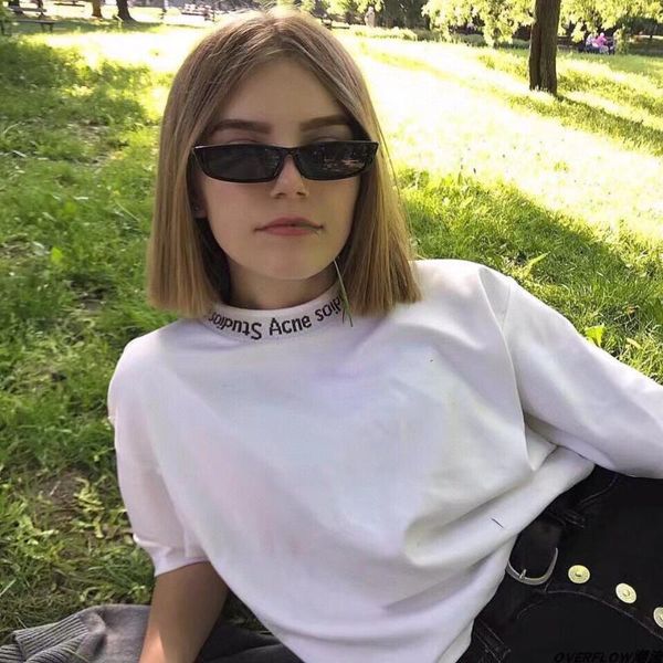 men's t-shirts solid color thread neckline letter t-shirt women's pure simple short-sleeved, White;black
men's t-shirts solid color thread neckline letter t-shirt women's pure simple short-sleeved, White;black