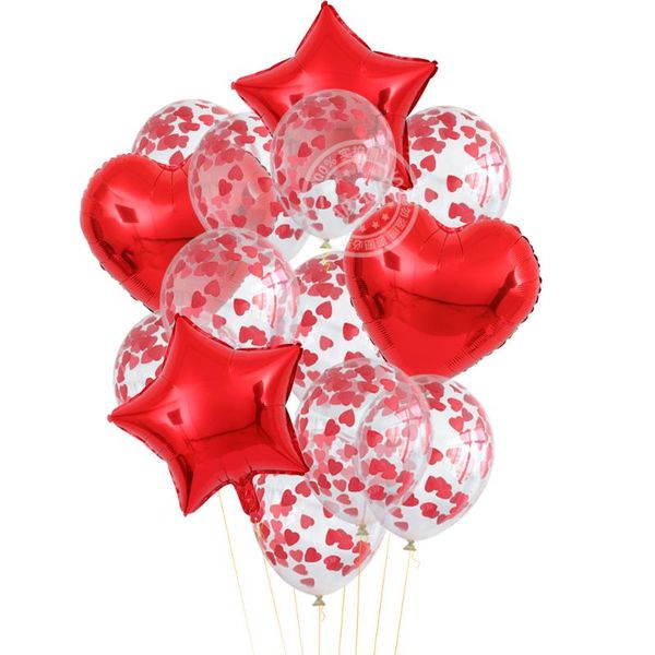 party decoration 10/14pcs 18inch red heart foil globos transparent confetti latex balloons wedding valentine's day gift birthday
party decoration 10/14pcs 18inch red heart foil globos transparent confetti latex balloons wedding valentine's day gift birthday