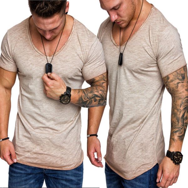 fashion t-shirt men's youth personality slim sleeve solid color short spring and autumn, White;black
fashion t-shirt men's youth personality slim sleeve solid color short spring and autumn, White;black