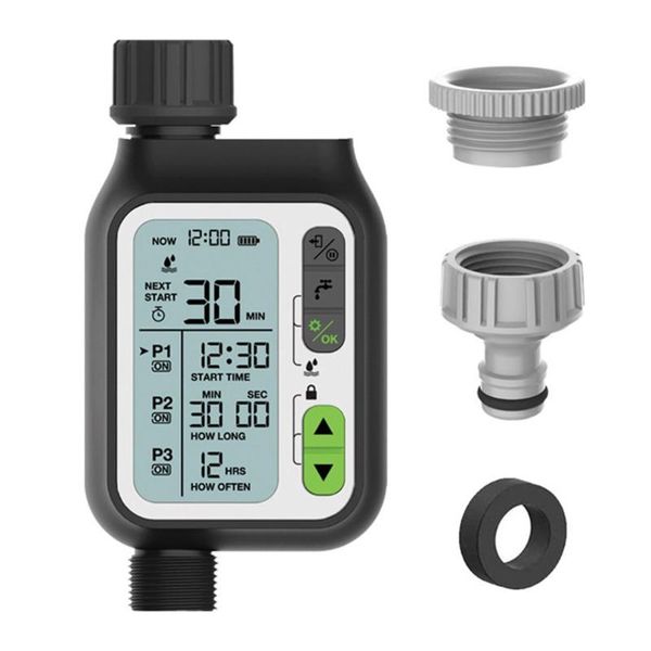 watering equipments automatic irrigation water timer lcd screen sprinkler controller outdoor garden device tool
watering equipments automatic irrigation water timer lcd screen sprinkler controller outdoor garden device tool