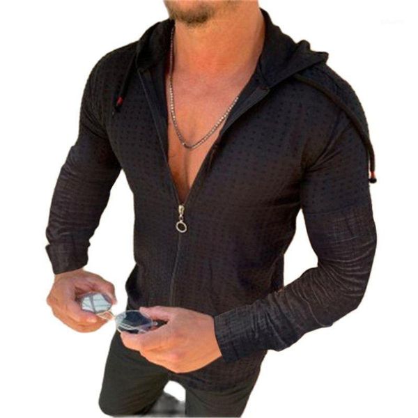 men's casual shirts fashion long/short sleeved hoodie zipper t shirt men clothing summer solid color plaid open stitch thin tshirt mens, White;black
men's casual shirts fashion long/short sleeved hoodie zipper t shirt men clothing summer solid color plaid open stitch thin tshirt mens, White;black