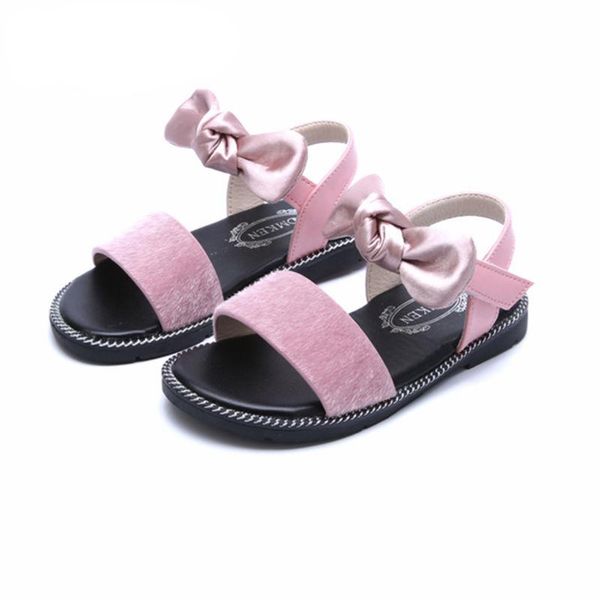sandals girls bow summer kids shoes for fashion princess toddler soft pink black b05, Black;red
sandals girls bow summer kids shoes for fashion princess toddler soft pink black b05, Black;red