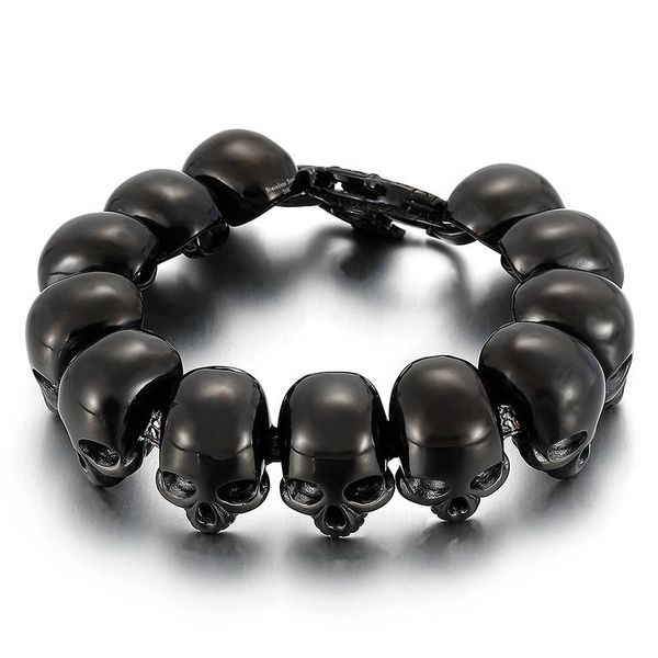charm bracelets haolynjoy hip-hop style rock men's stainless steel polished bracelet head accessories gothic, Golden;silver
charm bracelets haolynjoy hip-hop style rock men's stainless steel polished bracelet head accessories gothic, Golden;silver