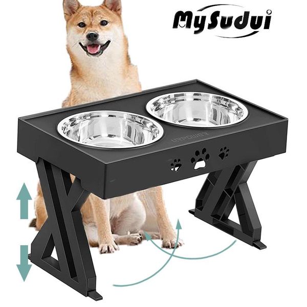 cat bowls & feeders 1.5l elevated dog bowl steel adjustable height removable for dogs cats double pet food water feeder dish non-slip
cat bowls & feeders 1.5l elevated dog bowl steel adjustable height removable for dogs cats double pet food water feeder dish non-slip