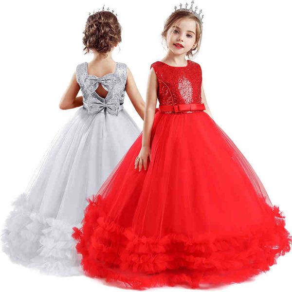 classic sequins bow-knot kids dresses for girls year costume luxury flower wedding gown princess dress 6 10 12 14 teen girls clothes, Red;yellow
classic sequins bow-knot kids dresses for girls year costume luxury flower wedding gown princess dress 6 10 12 14 teen girls clothes, Red;yellow