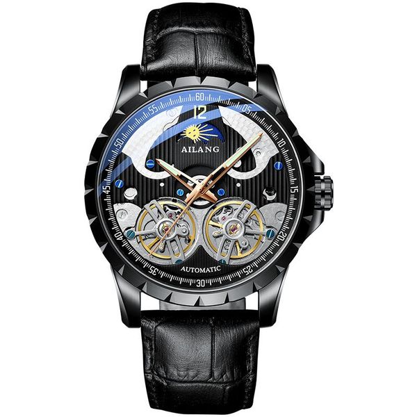 wristwatches 2021 double tourbillon men's automatic mechanical watch fashion casual business waterproof classic clock originalmens ske, Slivery;brown
wristwatches 2021 double tourbillon men's automatic mechanical watch fashion casual business waterproof classic clock originalmens ske, Slivery;brown