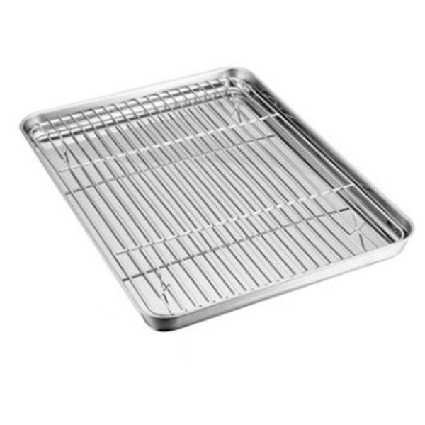 tools & accessories dedicated double-layer stainless steel baking tray grill for household ovens grid oil filter pan food tray,bakeable nons
tools & accessories dedicated double-layer stainless steel baking tray grill for household ovens grid oil filter pan food tray,bakeable nons