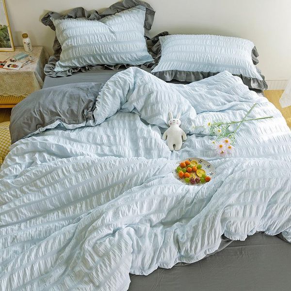 bedding sets girl heart seersucker washed cotton four-piece set pure color lace 2m duvet cover sheet no trace
bedding sets girl heart seersucker washed cotton four-piece set pure color lace 2m duvet cover sheet no trace