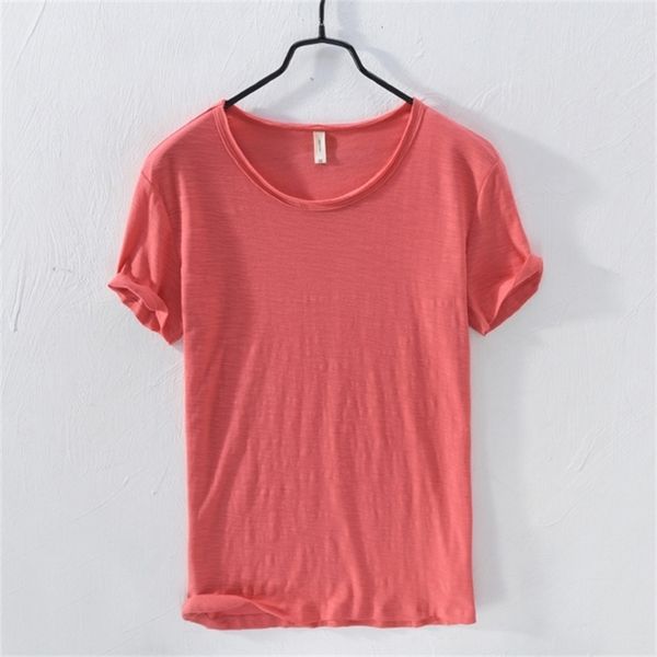 summer pure cotton t-shirt for men o-neck solid color casual thin t shirt basic tees plus size male short sleeve clothing 220309, White;black
summer pure cotton t-shirt for men o-neck solid color casual thin t shirt basic tees plus size male short sleeve clothing 220309, White;black