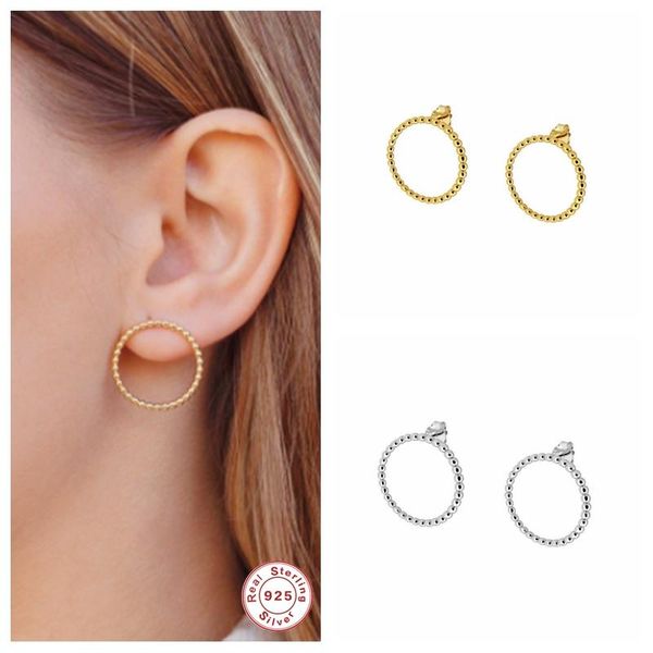 stud 100% 925 sterling silver earring minimalist circle cartilage woman earrings for party anniversary piercing pendientes gift, Golden;silver
stud 100% 925 sterling silver earring minimalist circle cartilage woman earrings for party anniversary piercing pendientes gift, Golden;silver
