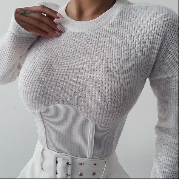seasons ribbed knitted patchwork solid womens t shirts autumn o neck slim corset waist ladies outfit casual streetwear asts81913, White
seasons ribbed knitted patchwork solid womens t shirts autumn o neck slim corset waist ladies outfit casual streetwear asts81913, White