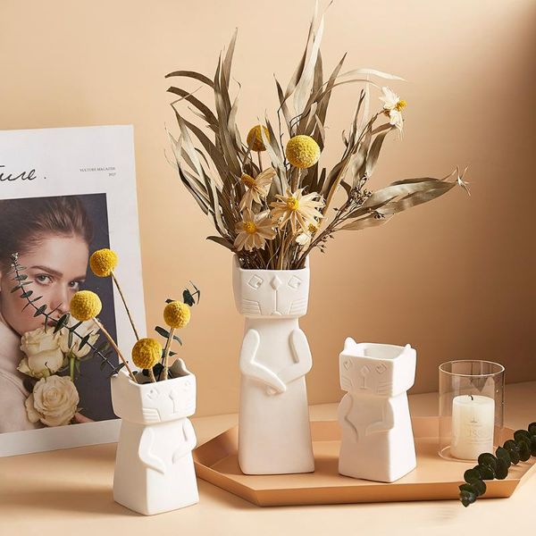 creative cute cat shape vase nordic style ceramic modern home decoration bedroom flower arrangement succulent planter vases
creative cute cat shape vase nordic style ceramic modern home decoration bedroom flower arrangement succulent planter vases