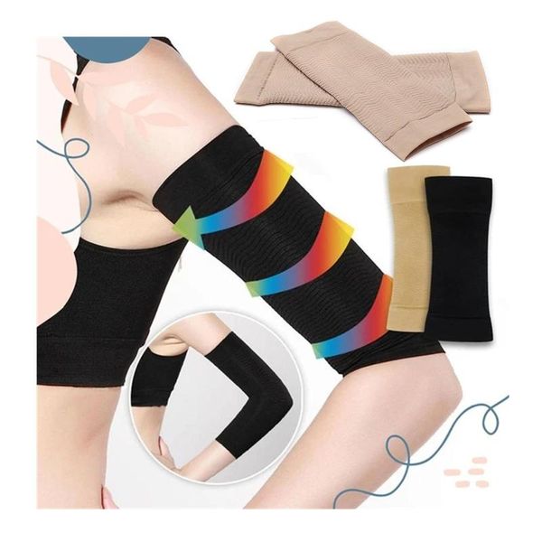 elbow & knee pads 1pair slimming compression arm shaper belt burn cellulite helps tone shape upper arms sleeve taping, Black;gray
elbow & knee pads 1pair slimming compression arm shaper belt burn cellulite helps tone shape upper arms sleeve taping, Black;gray