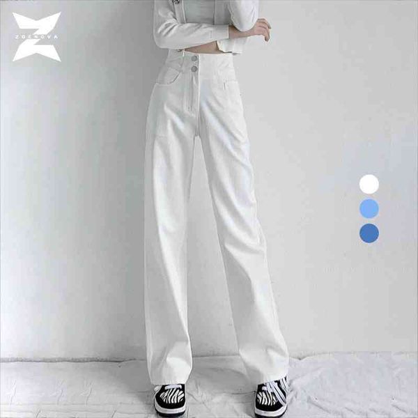 white high waist streetwear women jean baggy mom vintage denim trousers pocket washed casual fashion y2k pants, Blue
white high waist streetwear women jean baggy mom vintage denim trousers pocket washed casual fashion y2k pants, Blue