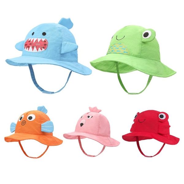 wide brim hats toddler kids sun hat cartoon animal uv protection beach fishing cap, Blue;gray
wide brim hats toddler kids sun hat cartoon animal uv protection beach fishing cap, Blue;gray