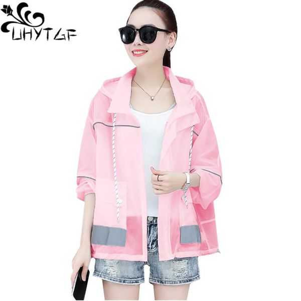 women's jackets uhytgf womens oversized hooded outdoor summer coat korean breathable short sun protection clothing anti-uv thin jacket, Black;brown
women's jackets uhytgf womens oversized hooded outdoor summer coat korean breathable short sun protection clothing anti-uv thin jacket, Black;brown