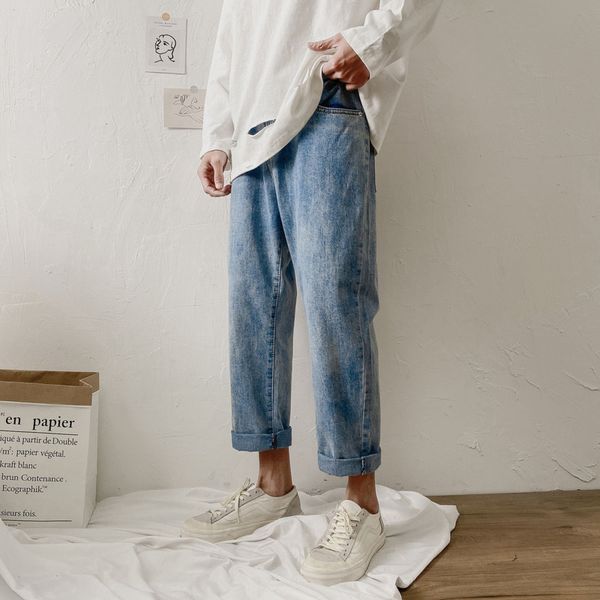 autumn korean style straight jeans mens fashion casual retro blue jeans men streetwear loose hip-hop denim trousers mens s-3xl
autumn korean style straight jeans mens fashion casual retro blue jeans men streetwear loose hip-hop denim trousers mens s-3xl