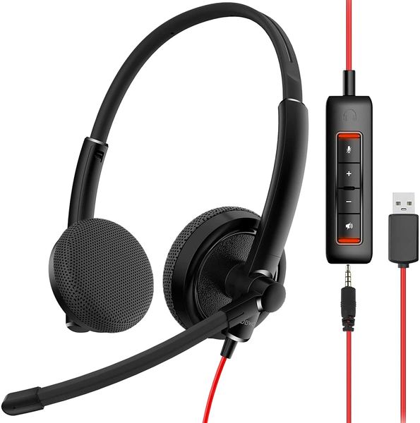nubwo hw01 usb cellphone earphones/ 3.5mm computer headphone with microphone noise cancelling, lightweight pc wired headphones, business hea
nubwo hw01 usb cellphone earphones/ 3.5mm computer headphone with microphone noise cancelling, lightweight pc wired headphones, business hea